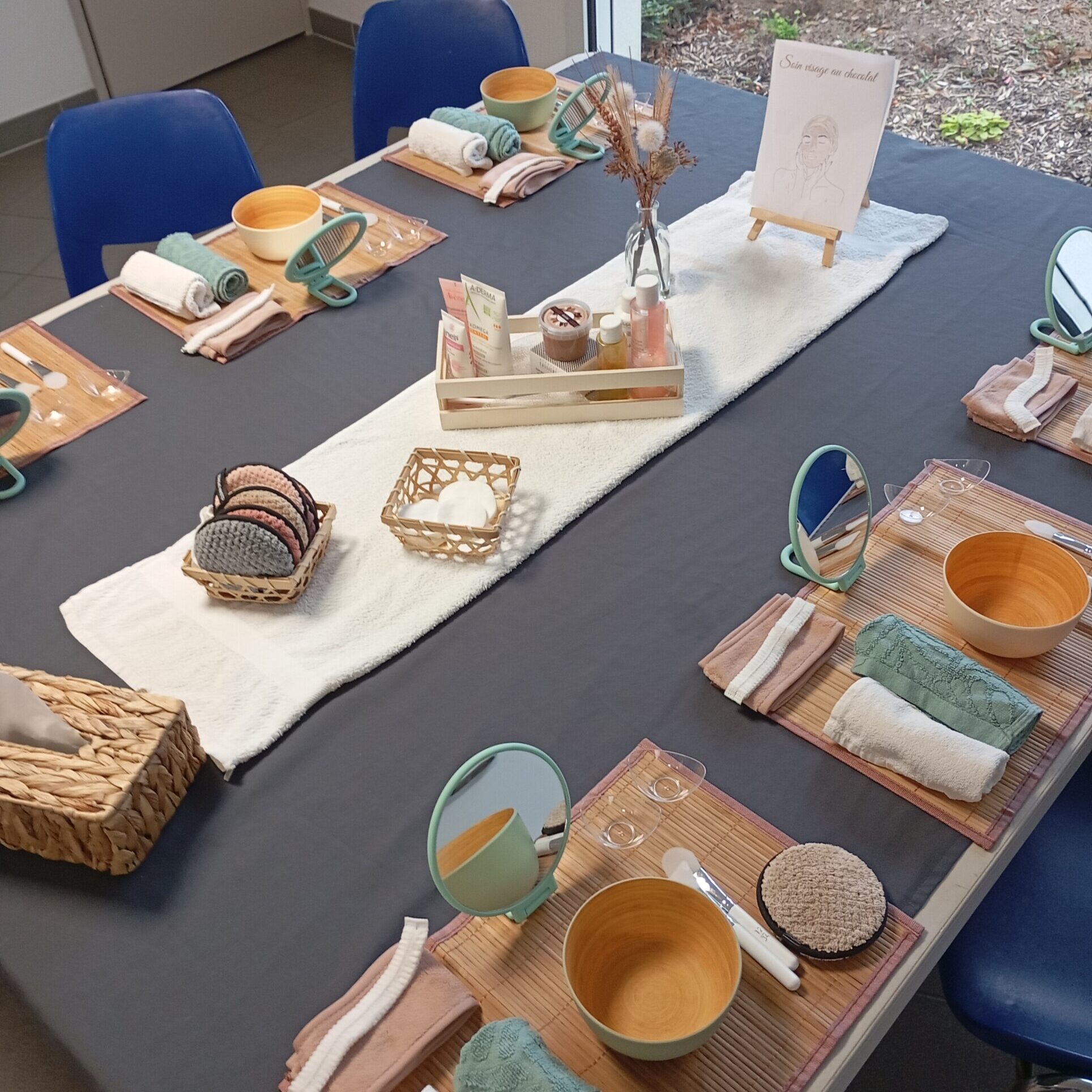 Atelier collectif soin au chocolat Atelier collectif soin au chocolat